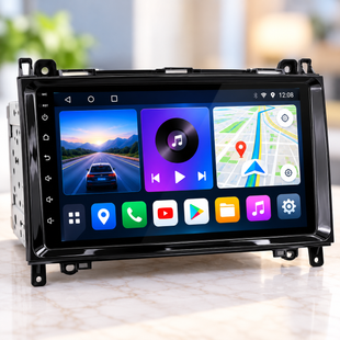 Магнитола PI-306 MERCEDES / Автомагнитола 2DIN / ANDROID 10.0 3/32GB / Мультимедийная система в авто.