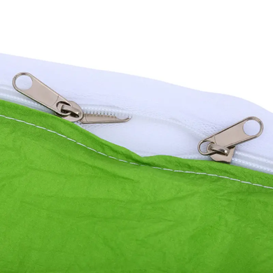 Подвесной гамак с москитной сеткой HIeha нейлоновый, с карманом, полный комплект, Зелёный