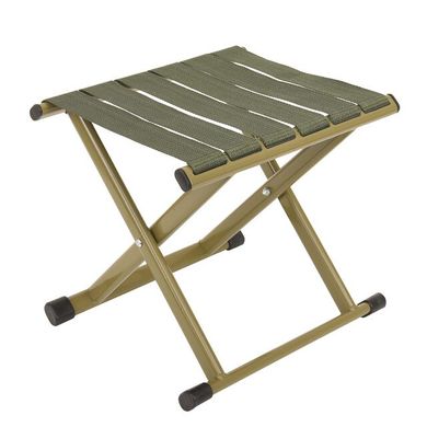 Складной стул для пикника и рыбалки без спинкой 40 см C-2, Зелёный