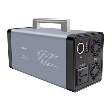 Зарядная станция Yachu 12,8V/24Ah/400W | Повербанк с розеткой 220В | Инвертор аккумуляторный, Черный
