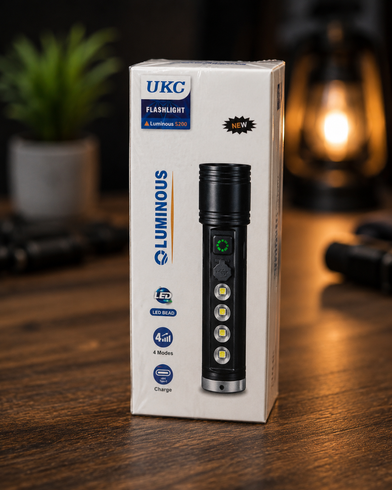Ручний ліхтарик S 200 / Акумуляторний ліхтарик UKC Luminous S200 / Потужний LED ліхтар