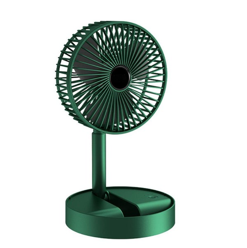 Портативный мини вентилятор для дома Telescopic Folding Fan Складной настольный вентилятор с USB зарядкой