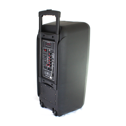 Портативная колонка Su-Kam 1010 + 2 микрофона + BT 12v220v