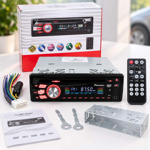 Автомагнитола MP4 3201,DVD car / Магнитола в машину 1DIN / Автомагнитола с пультом