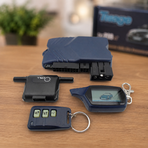 Автосигналізація CAR ALARM 2 WAY B9 / Двостороння автомобільна сигналізація з автозапуском та інтелектуальним запуском двигуна