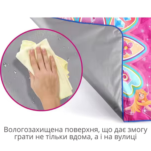 Музыкальный игровой ковер для развития и досуга детей Soli розовый