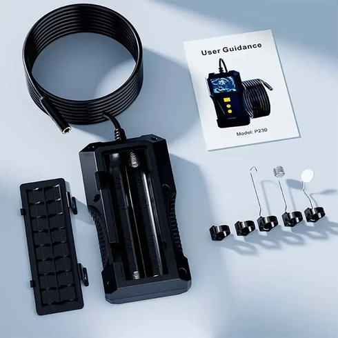 Гнучкий ендоскоп камера з дисплеєм та кабелем 5м Endoscope