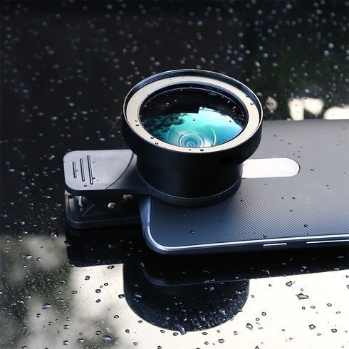 Макролінза для телефону, об'єктив для телефону, лінза 2 об'єктиву 0.45 lens AND HA-55