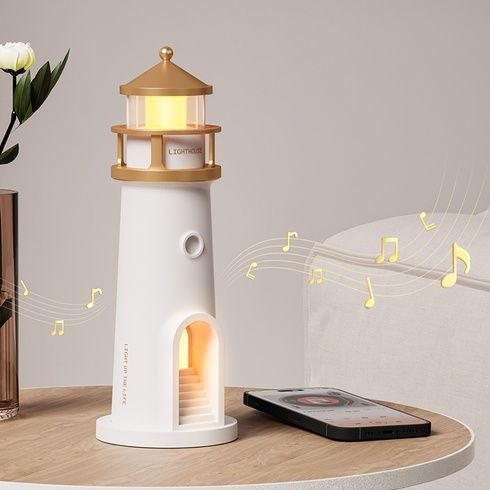 Ночник маяк с проекцией луны  LightHouse проектор луны с аккумулятором