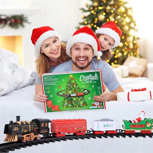 Рождественский поезд на елку Christmas Train Set