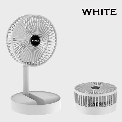 Портативный мини вентилятор для дома Telescopic Folding Fan Складной настольный вентилятор с USB зарядкой