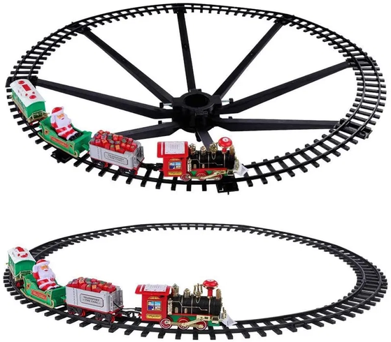 Рождественский поезд на елку Christmas Train Set