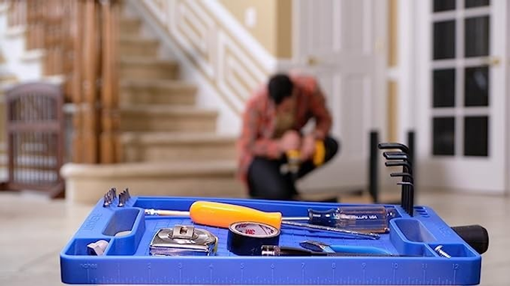 Переносний лоток для інструментів 35,6х23х2,4см, FLEXMAT / Силиконовий органайзер для зберігання інструментів