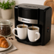 Кофеварка Domotec MS-115 / Кофеварка электрическая + ложка для кофе 2 чашки 420 мл