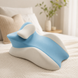 Голубая Подушка ортопедическая pillow-06 / Клинообразная подушка для сна из полиэстера / Ортопедическая подушка для поддержания тела Relax Pillow