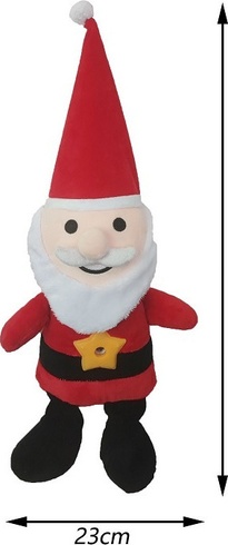 Дитяча іграшка плюшева Санта Клаус нічник-проектор зоряного неба Star Bellу Dream Lites