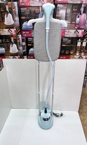 Отпариватель вертикальный для одежды со стойкой Zepline ZP-129 3000W Голубой