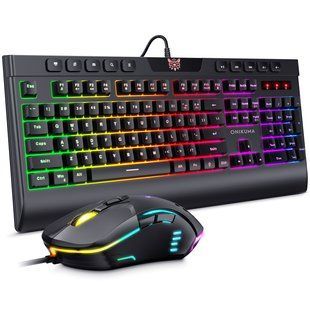 Игровой набор клавиатура и мышка Gaming G21B с RGB подсветкой