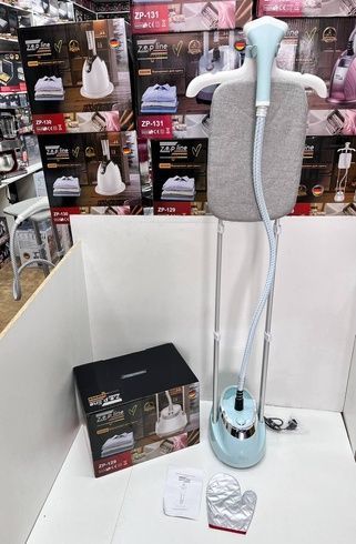 Отпариватель вертикальный для одежды со стойкой Zepline ZP-129 3000W Голубой