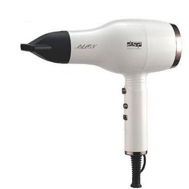 Профессиональный фен для волос DSP 37002 (1400 Вт, белый) , Белый