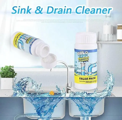 Потужний очисник для миття та зливу WILD Tornado Sink & Drain Cleaner