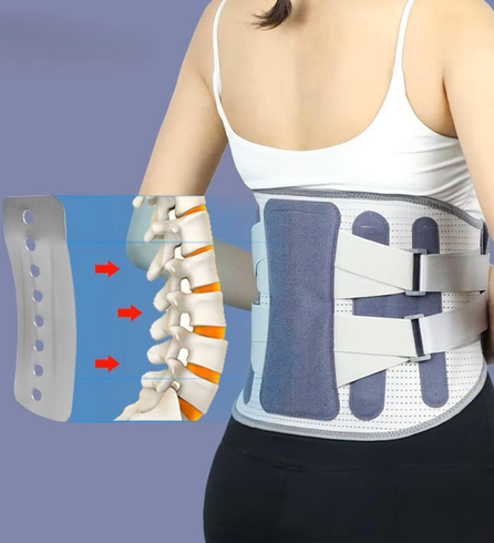 Корсет для спины Belt для облегчения боли в пояснице с большой опорной пластиной AND-1094