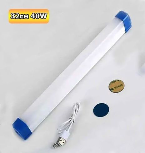 Лампа аварийная, с  магнитами и подвеской 32&nbsp;см, 40&nbsp;Вт USB LED , Белый