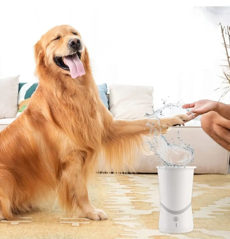 Лапомойка Pet Foot Wash 827-6 Автоматический очиститель собачьих лап с юсб USB