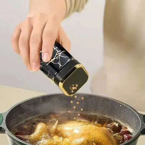Органайзер на підставці для спецій 6 банок BLACK-GOLD