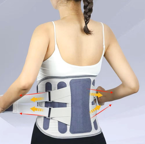 Корсет для спины Belt для облегчения боли в пояснице с большой опорной пластиной AND-1094