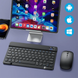 Клавиатура для планшета / Беспроводная Bluetooth клавиатура с мышкой BT Combo / Набор 2в1 клавиатура + мышка