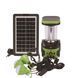 Портативная cолнечная автономная система Solar Light DT-9016 панель походный фонарь павербанк, Черно-зелёный