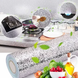 Универсальная самоклеящаяся нано-пленка для кухни (Алюминиевая фольга-стикер) подарит новую жизнь Вашей кухне! 3.5м , Серебристый