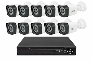 Набір на 8 камер DVR KIT 945 8ch Gibrid / Комплект відеоспостереження з 8 Wi-Fi камер + реєстратор