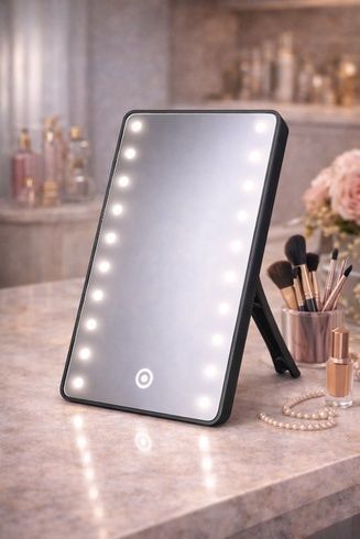 Дзеркало для макіяжу з LED підсвічуванням 16 світлодіодів Cosmetie Mirror LY-701