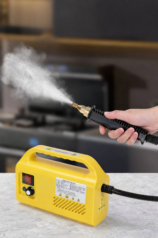 Портативний пароочисник QX003 з мийкою високого тиску 3 насадки 2500W