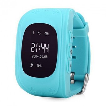 Детские часы Smart Baby Watch с GPS трекером Голубые