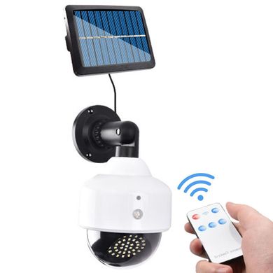 Камера обманка лампа с реакцией на движение на солнечной панели JX-5116, Белый