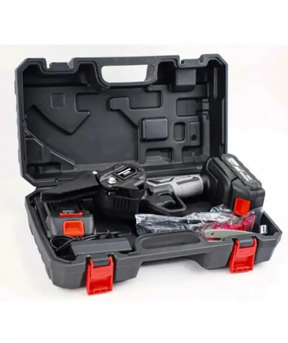 Аккумуляторная мини-пила цепная 6 дюймов с 2 АКБ в кейсе 48V 5000 mAh 550 Вт BLACK