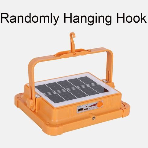 Аккумуляторный прожектор PowerBank с солнечной панелью / Светодиодный Solar LED фонарь 2400mAh