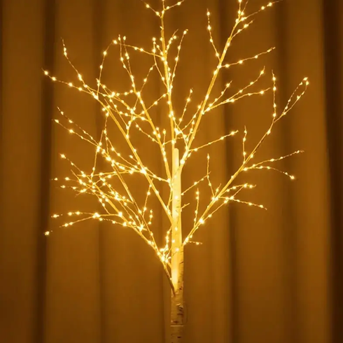 Світлодіодне декоративне дерево 1.5м, 320 LED, тепле біле світло / LED дерево нічник