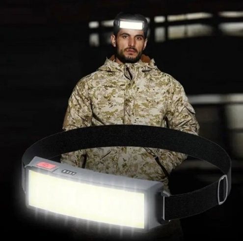 Світлодіодний ліхтарик налобний BL TM-G14 COB + USB CHARGE