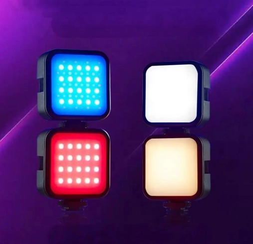 Студийная LED лампа WL-R1, 23000-7000K, освещение для съемки, RGB подсветка