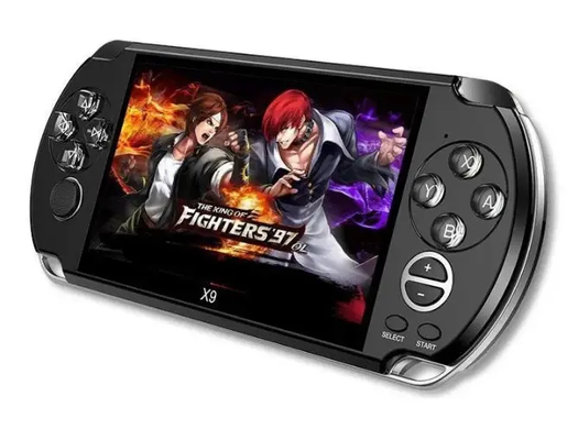 Ігрова портативна консоль PSP X9 з екраном 5,1 дюймів та ТБ-виходом, Черный