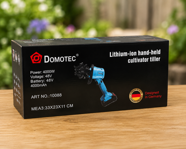 Акумуляторний міні культиватор DOMOTEC 48V 4000W / Міні культиватор акумуляторний