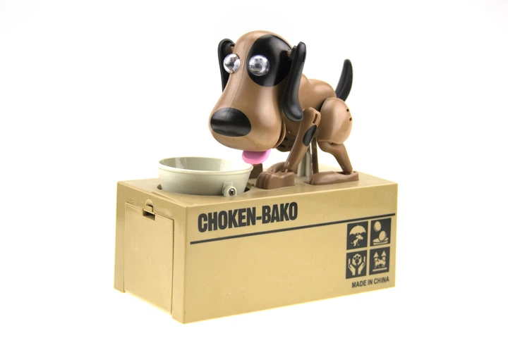 Сейф скарбничка собака поїдає монети Choken-Bako
