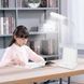 Аккумуляторная Настольная LED лампа Bionic Desk Lamp c USB выходом, органайзером и подставкой для смартфона Розовая
