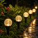 Садовый светильник garden light с солнечной панелью / Шаровидные фонари для сада с пузырьками Solar / Светодиодная LED-гирлянда для сада