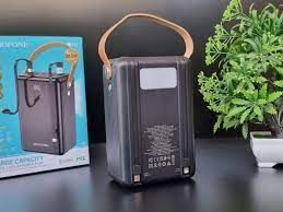 Потужний Павербанк повербанк із кабелем Type-C/Lightning BOROFONE BJ32 80000mAh |22.5W/3A, PD/QC| Чорний