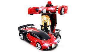 Машинка трансформер Автобот Lamborghini Robot Car на радіокеруванні 2в1 Червоний